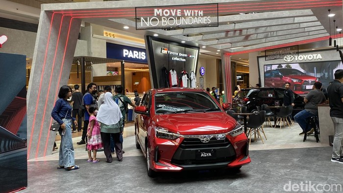 All New Agya di Mall Kota Kasablanka