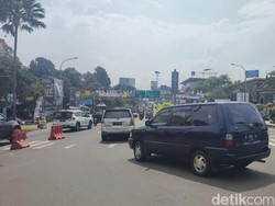 Arus Kendaraan Arah Puncak Bogor Meningkat, Polisi Rekayasa Lalin