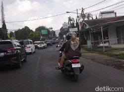 Libur Nyepi, Arus Lalin di Kawasan Wisata Lembang Ramai Lancar