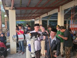 Pantauan Hilal di Takalar Sulsel 7 Derajat, Tim Terkendala Awan Tebal