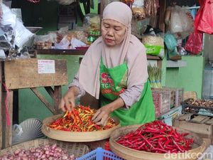 Harga Kebutuhan Dapur di Pasar Porong Sidoarjo Terus Naik Jelang Ramadhan