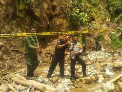 Polisi Tutup Tambang Emas Ilegal di Kawasan Gunung Sanggabuana Bogor