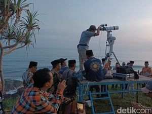 Hilal di Pangandaran Tak Terlihat, Terhalang Awan Mendung