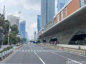 Sepinya Jalan Protokol Jakarta Saat Libur Panjang Nyepi 2023
