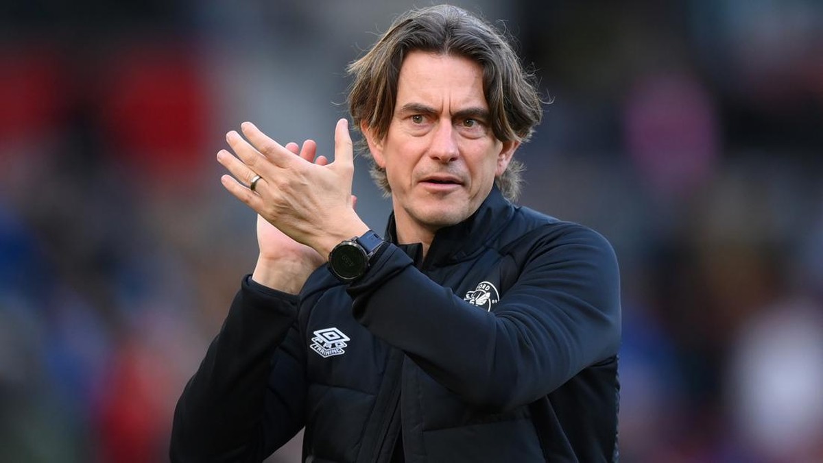 Thomas Frank dikaitkan dengan Liverpool. (Foto: Justin Setterfield/Getty Images)