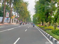 Jalanan Surabaya Sepi Saat Hari Pertama Puasa Ramadhan-Cuti Bersama Nyepi