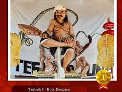 Pemenang Lomba Ogoh-ogoh se-Bali 2023, Tumbal Rare Terbaik di Denpasar!