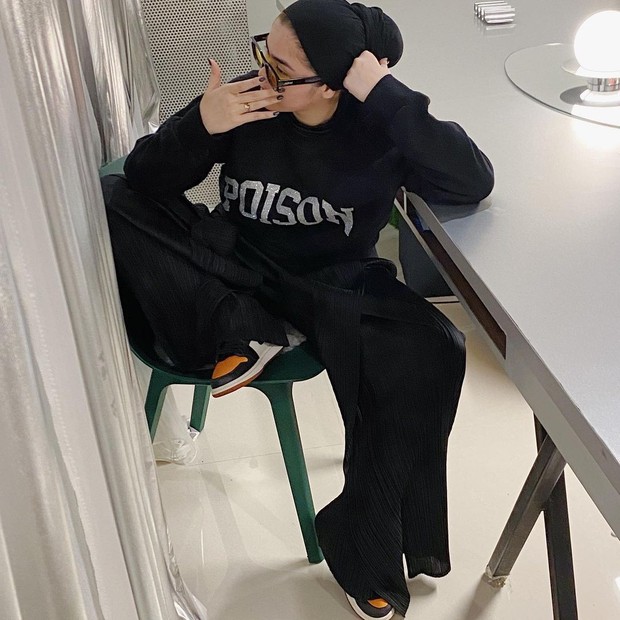 Sivia Azizah/ Foto: Instagram/siviazizah Sivia Azizah gaya hijab turban