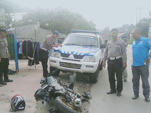 Truk Tabrak Pemotor Saat Hindari Jalan Berlubang di Bogor, Dua Orang Tewas