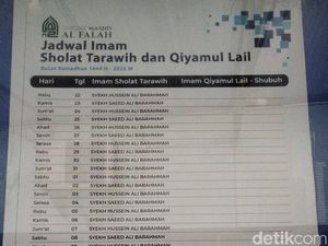 Jadwal Sholat Tarawih dan Daftar Imamnya di Masjid Al Falah Surabaya Jadwal Sholat Tarawih dan Daftar Imamnya di Masjid Al Falah Surabaya