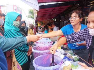 Suasana Terkini Pasar Takjil Ramadan di Benhil