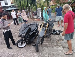 Tabrakan Motor di Wajo gegara Lawan Arus Lalin, 2 Pengendara Luka