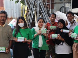 PPP Berbagi Ratusan Paket Telur di Bulan Ramadan