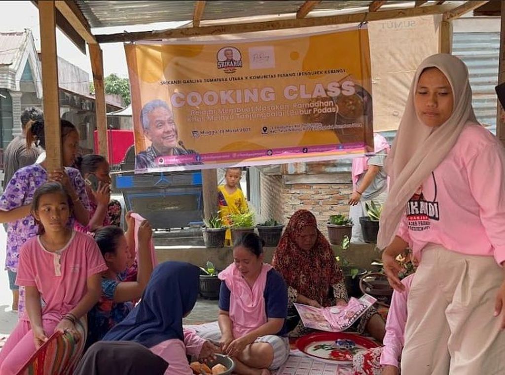 Relawan Ganjar Gelar Kelas Masak Makanan Ramadan Khas Melayu