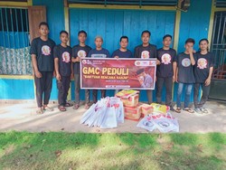 Ganjar Milenial Center Sumsel Beri Bantuan ke Korban Banjir Musi Rawas