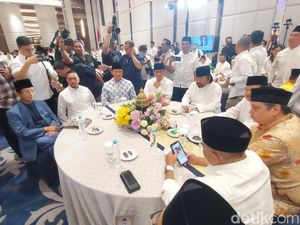 Momen Anies, Airlangga, hingga AHY Duduk Semeja di Acara Bukber NasDem