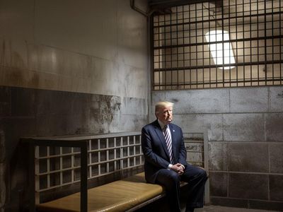 Foto AI Realistis Donald Trump Ditangkap dan Mendekam di Penjara