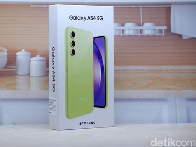 Unboxing Samsung Galaxy A54 5G Awesome Lime yang Menggemaskan