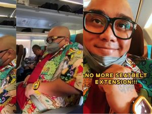 Salut! Sukses Pangkas BB 25 Kg, Kini Saykoji Bisa Pakai Seatbelt Pesawat