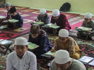 Anak-anak Semangat Ikuti Pesantren Kilat Ramadan