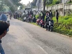 Pebalap Liar di Mojokerto hingga Penontonnya Kocar-kacir Dibubarkan Polisi