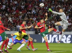 Laga Uji Coba: Brasil Keok 1-2 dari Maroko