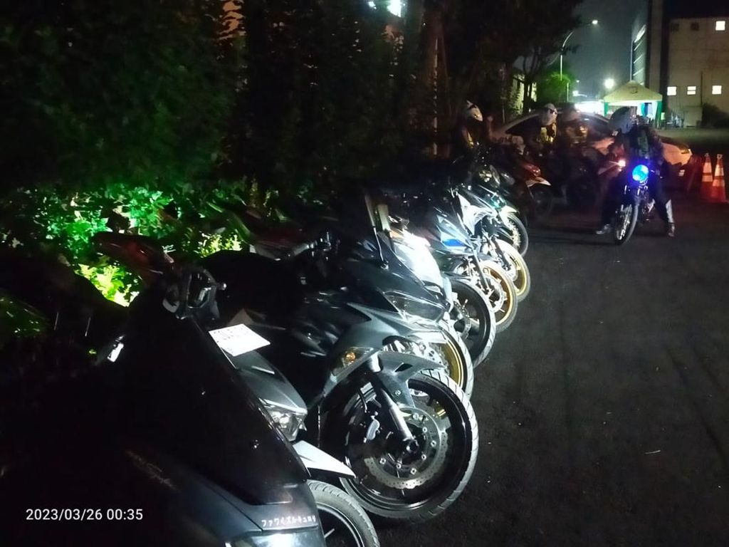 49 Motor di Surabaya Diamankan Karena Berknalpot Brong