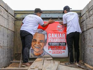Sopik Truk di Jatim Berkreasi Lukis Mobil untuk Kenalkan Sosok Ganjar