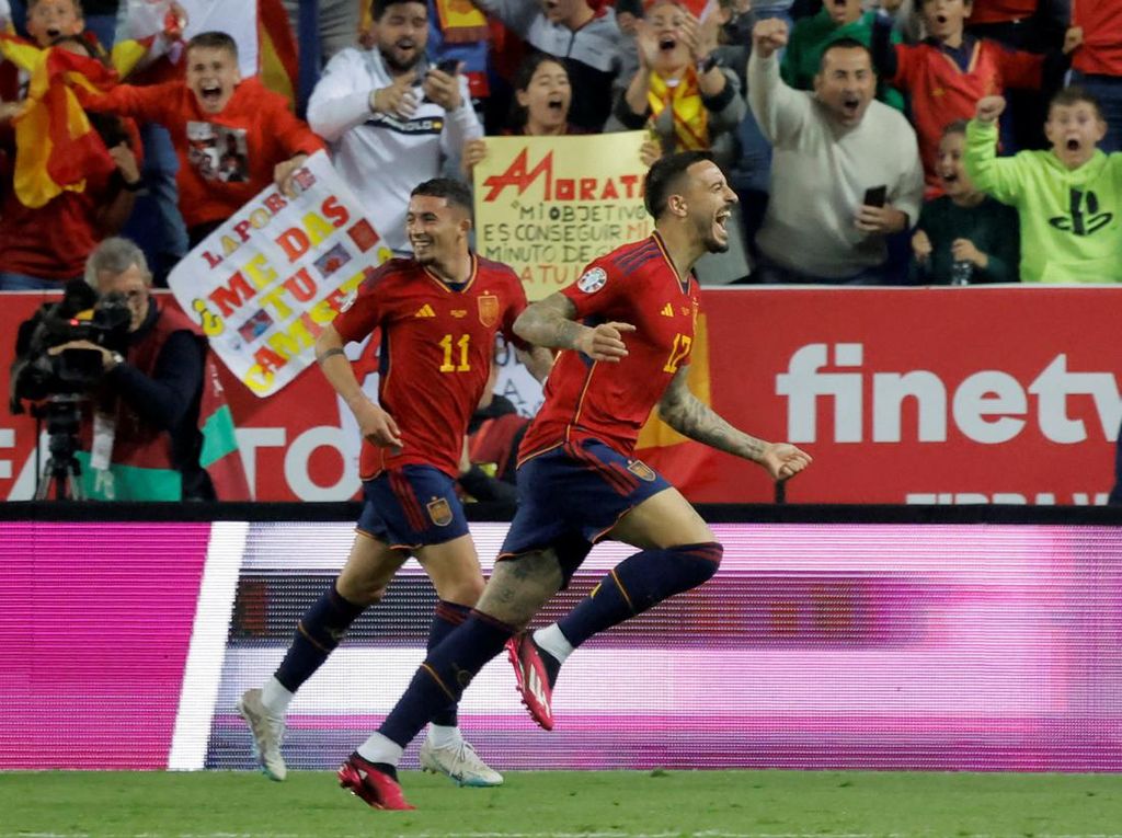 Haaland Absen, Spanyol Gebuk Norwegia 3-0 di Kualifikasi Euro 2024