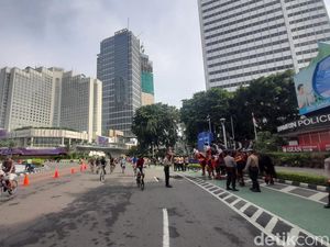 Suasana CFD Sudirman-Thamrin di Bulan Ramadan, Tak Ramai Seperti Biasanya