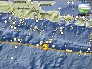 Gempa M 4,2 Guncang Jember