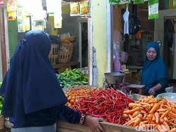Harga Bahan Dapur di Pasar Pasuruan Tinggi, Omzet Pedagang Turun