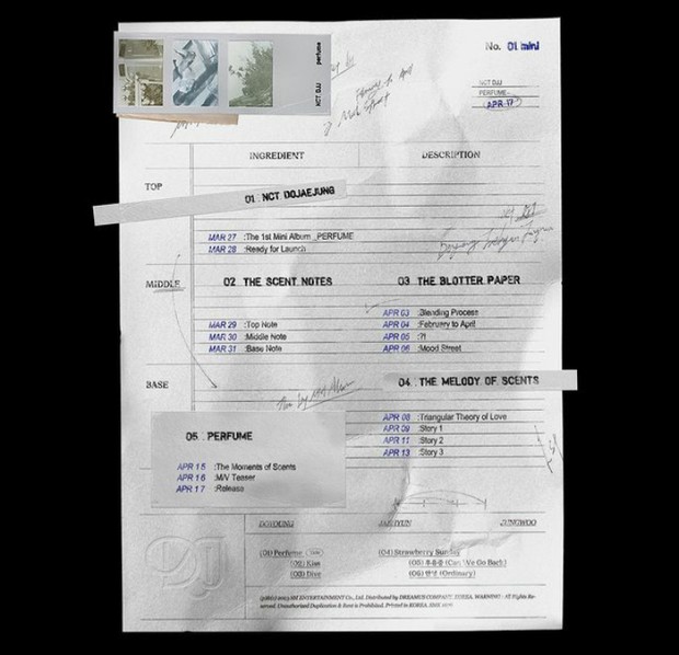 Foto tanggal perilisan album musik.