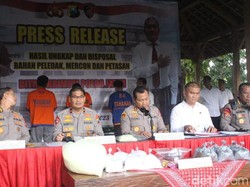 231 Kg Obat Mercon Disita dari Komplotan Produsen Surabaya hingga Yogyakarta
