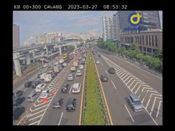 Lalin di Tol Dalkot Arah Kuningan Padat Pagi Ini