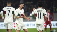Joao Felix lantas memperbesar keunggulan pada menit ke-15. Hanya berselang tiga menit, Portugal mencetak gol ketiga. Kali ini Bernardo Silva yang menanduk umpan silang Joao Palhinha.  