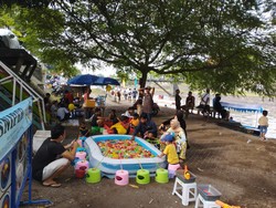 Ngabuburit di Taman Pancing Denpasar, Bisa Main Kuda-Perahu