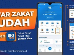 Simpel, Ini Cara Mudah Bayar Zakat di BRImo