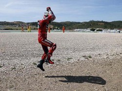 Momen Bagnaia Selebrasi Siu ala Cristiano Ronaldo di MotoGP Portugal