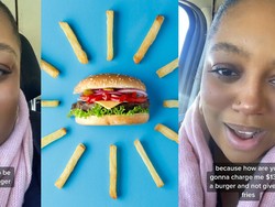 Geram! Wanita Ini Ditagih Hampir Rp 200 Ribu untuk 1 Buah Burger