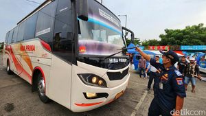 Persiapan Mudik, Bus AKAP Dicek Kesehatannya