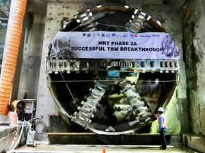 Dibor 1 Km, Stasiun MRT Bundaran HI Kini Tembus hingga Monas! Dibor 1 Km, Stasiun MRT Bundaran HI Kini Tembus hingga Monas!