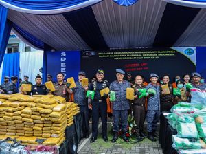BNN Musnahkan 1,1 Ton Narkotika dari 4 Kasus Diungkap Selama Februari