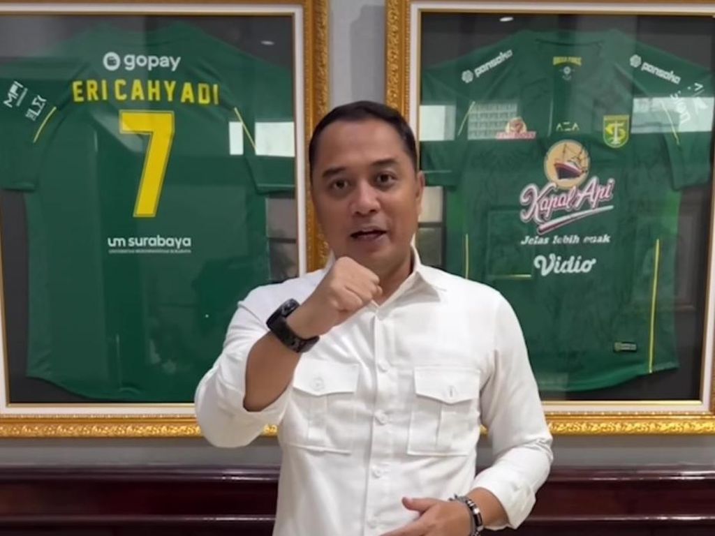 Wali Kota Surabaya Kawal Persebaya Hadapi PSIS Semarang: Tret tet tet...