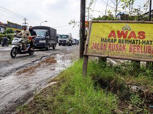 Jangan Ngebut Lur! 261 Km Jalan di Blora Kondisi Rusak Berat