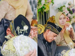Viral Sungkeman Berubah Jadi Ambyar karena Kembang Goyang Tersangkut Peci Viral Sungkeman Berubah Jadi Ambyar karena Kembang Goyang Tersangkut Peci