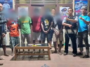 6 Pria di Paser Kaltim Diciduk Polisi Asyik Main Judi Kartu saat Ramadan