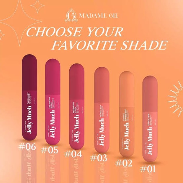 Potret produk Jelly Much Liptint dari Madame Gie