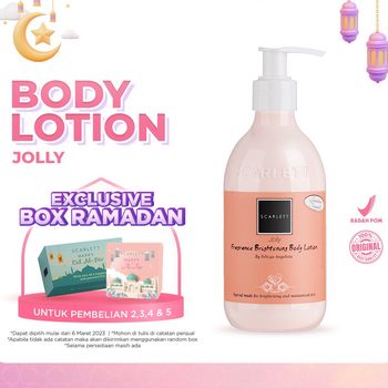 Rekomendasi body lotion lokal dari Scarlett By Felicya Angelista.