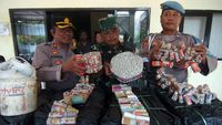 Ribuan Petasan Siap Edar Disita di Tegal